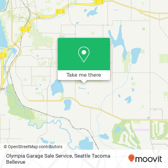Olympia Garage Sale Service map