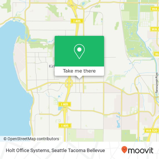 Holt Office Systems map