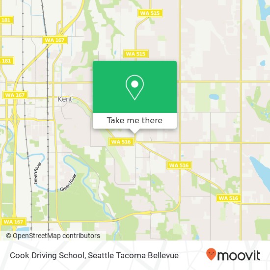 Cook Driving School map