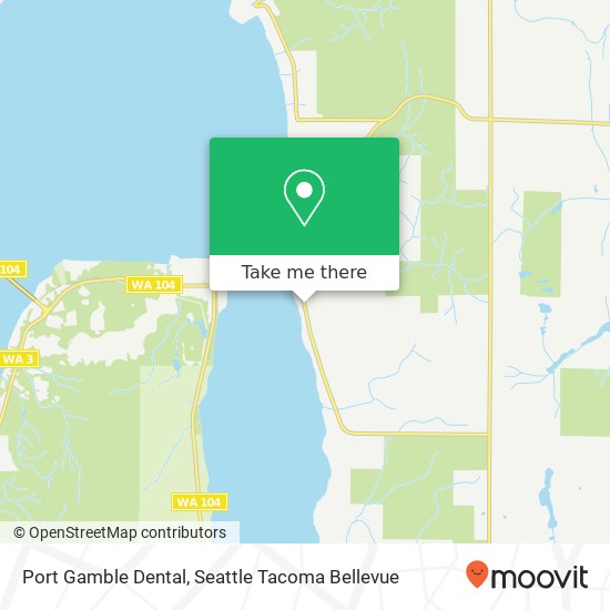 Port Gamble Dental map