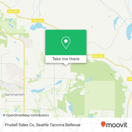 Prudell Sales Co map