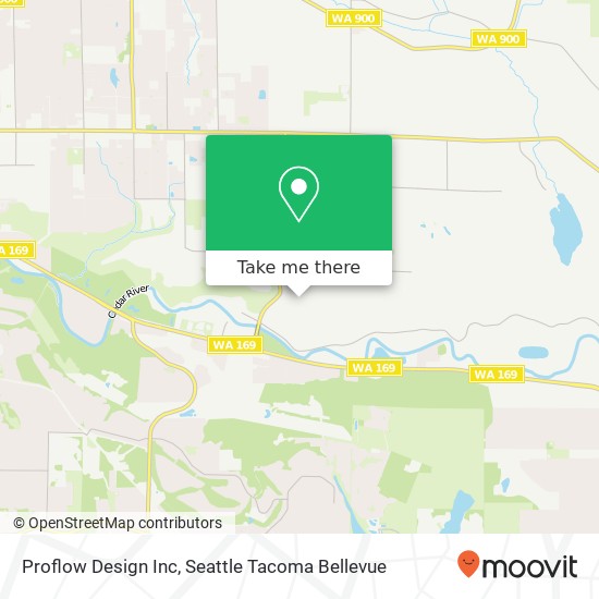 Proflow Design Inc map