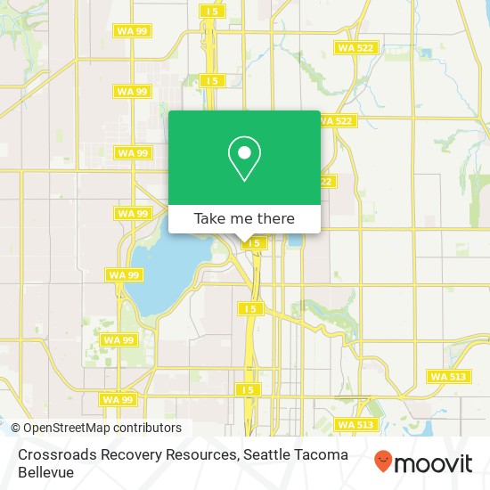 Crossroads Recovery Resources map