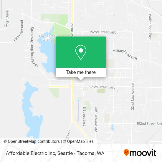 Affordable Electric Inc map