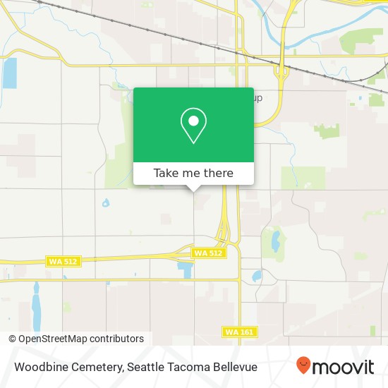 Mapa de Woodbine Cemetery