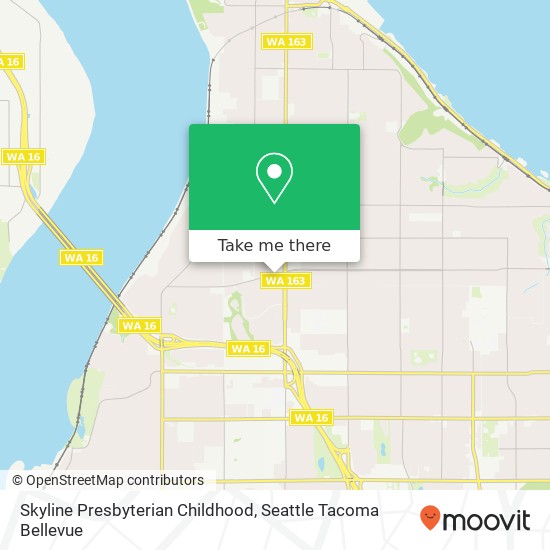 Skyline Presbyterian Childhood map