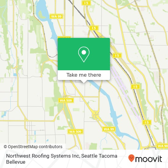 Northwest Roofing Systems Inc map