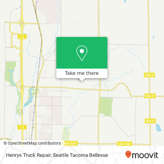 Henrys Truck Repair map