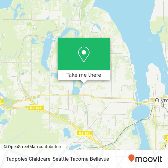 Mapa de Tadpoles Childcare