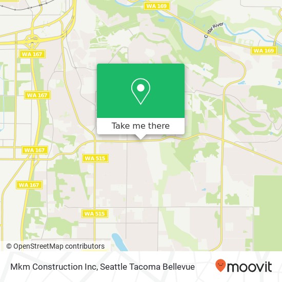 Mkm Construction Inc map