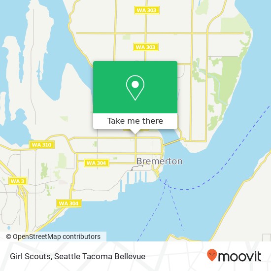 Girl Scouts map