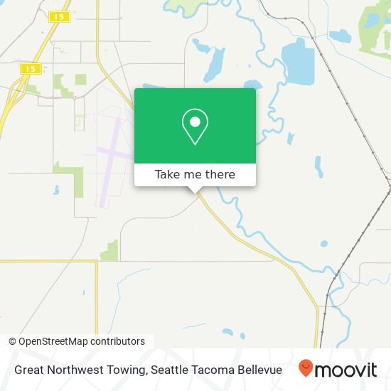 Great Northwest Towing map
