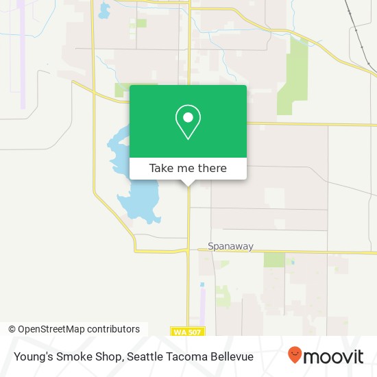 Mapa de Young's Smoke Shop