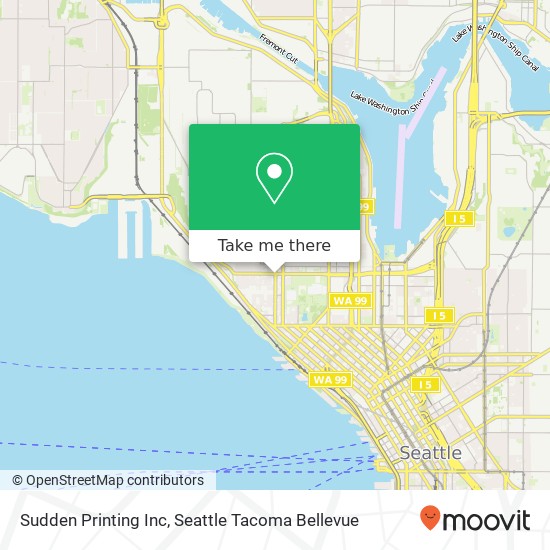 Mapa de Sudden Printing Inc