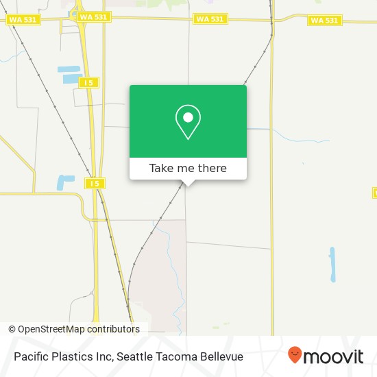 Pacific Plastics Inc map