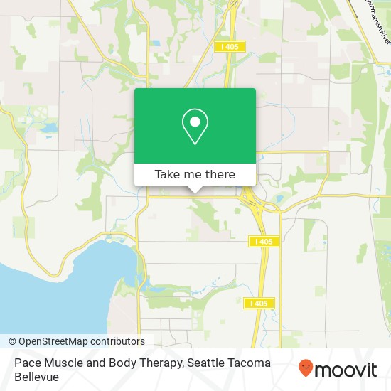 Pace Muscle and Body Therapy map