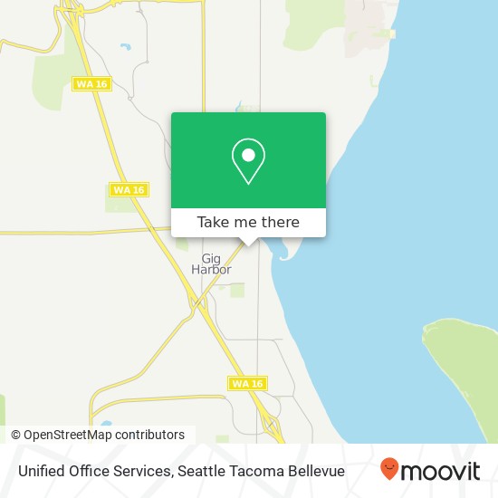 Unified Office Services map