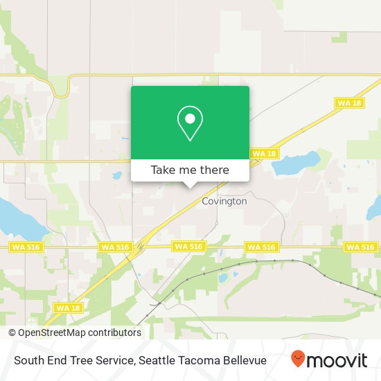 South End Tree Service map