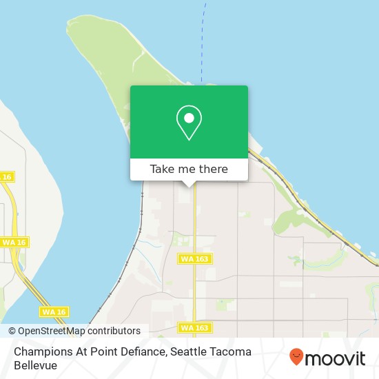 Mapa de Champions At Point Defiance