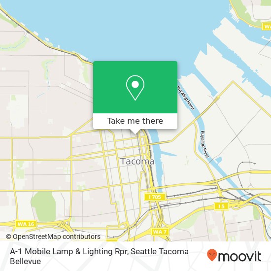 Mapa de A-1 Mobile Lamp & Lighting Rpr