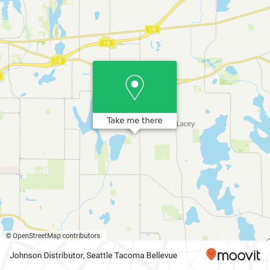 Johnson Distributor map