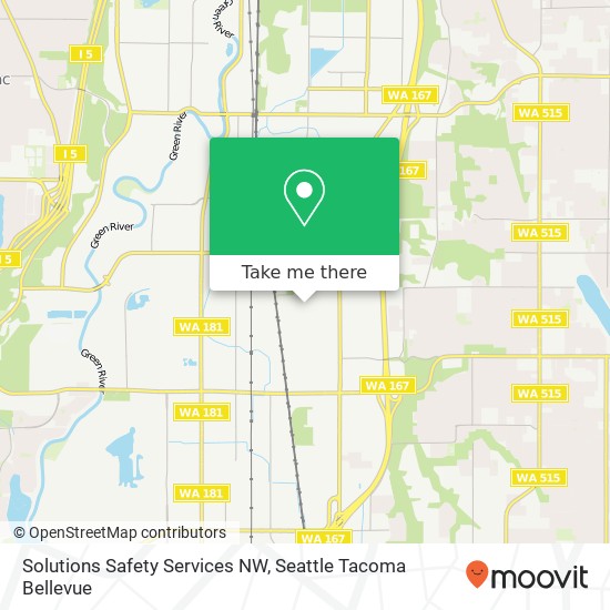 Solutions Safety Services NW map