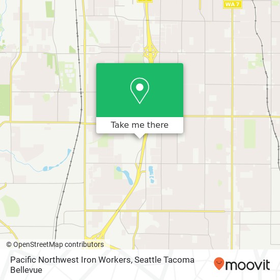 Pacific Northwest Iron Workers map