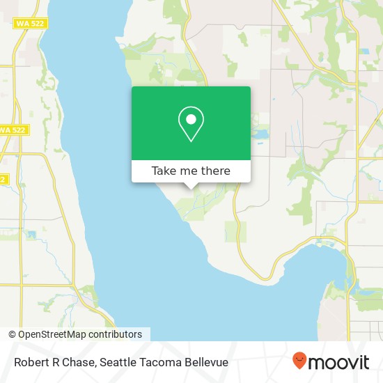 Robert R Chase map