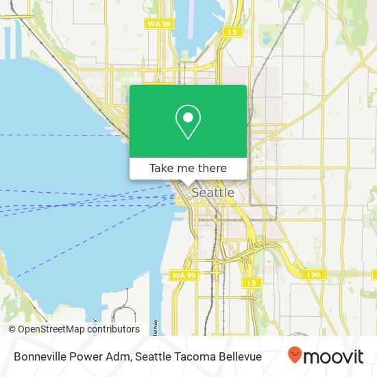 Bonneville Power Adm map