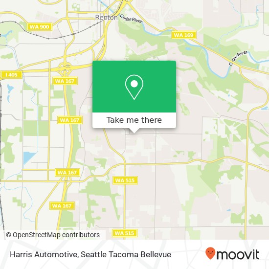 Harris Automotive map
