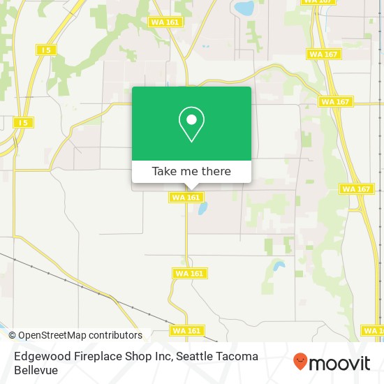 Mapa de Edgewood Fireplace Shop Inc