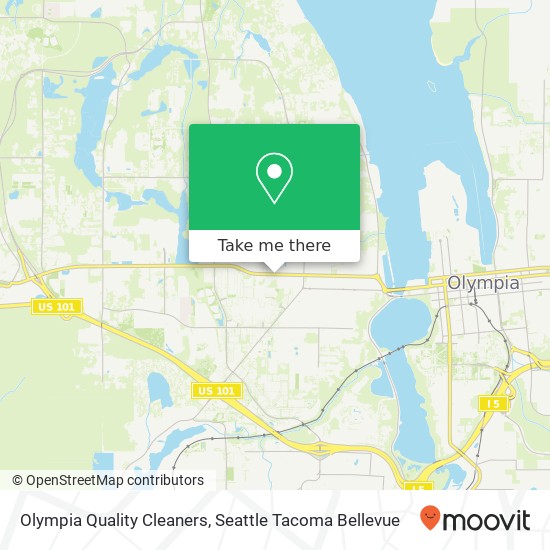 Olympia Quality Cleaners map