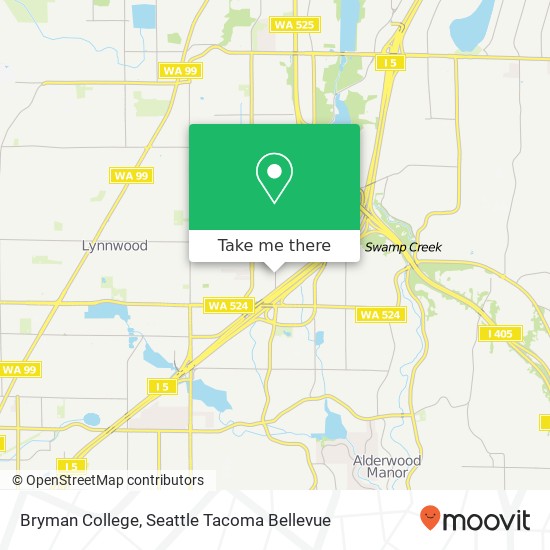 Bryman College map