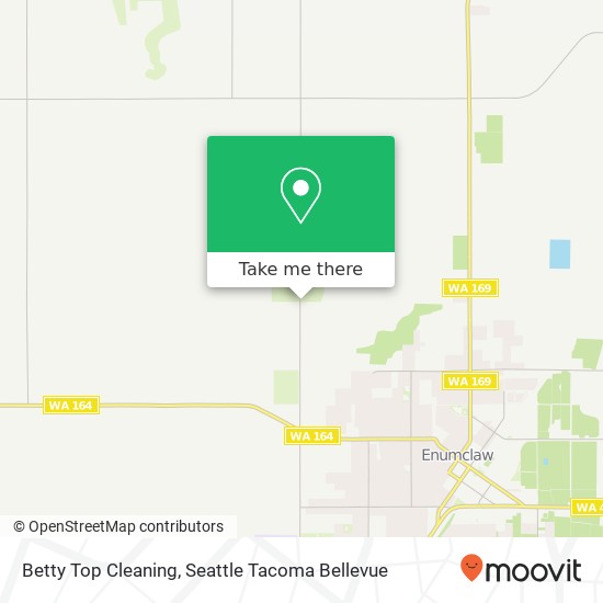 Betty Top Cleaning map