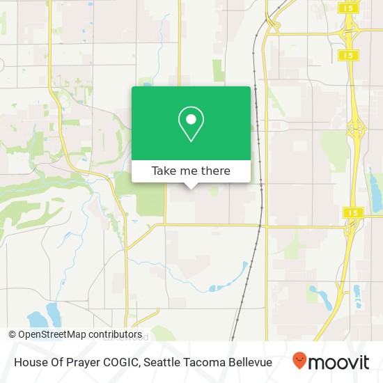 House Of Prayer COGIC map