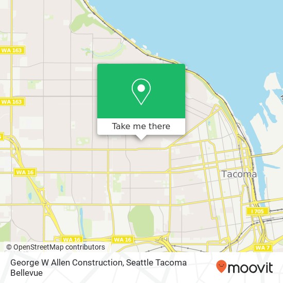 Mapa de George W Allen Construction