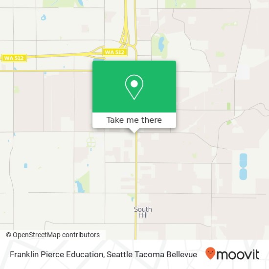 Franklin Pierce Education map