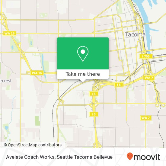 Avelate Coach Works map