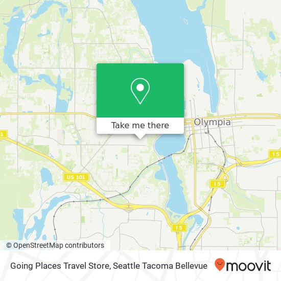 Going Places Travel Store map