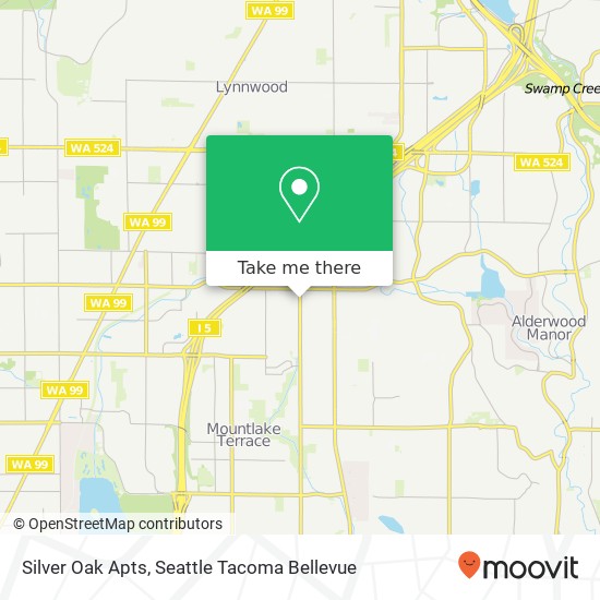 Silver Oak Apts map