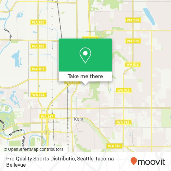 Pro Quality Sports Distributio map