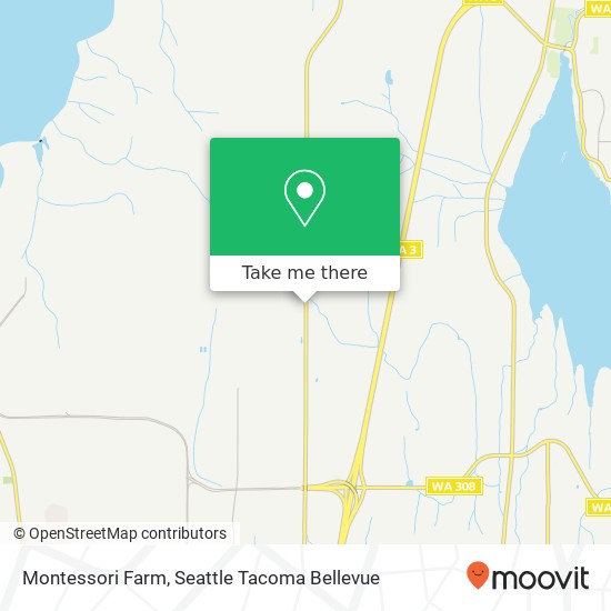 Mapa de Montessori Farm