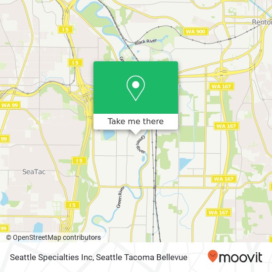 Mapa de Seattle Specialties Inc