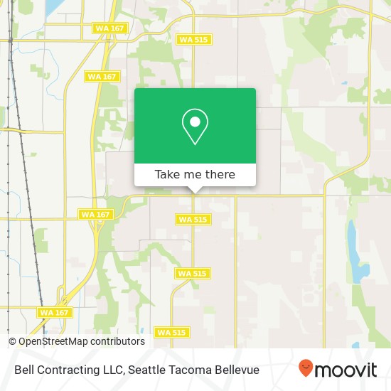 Bell Contracting LLC map