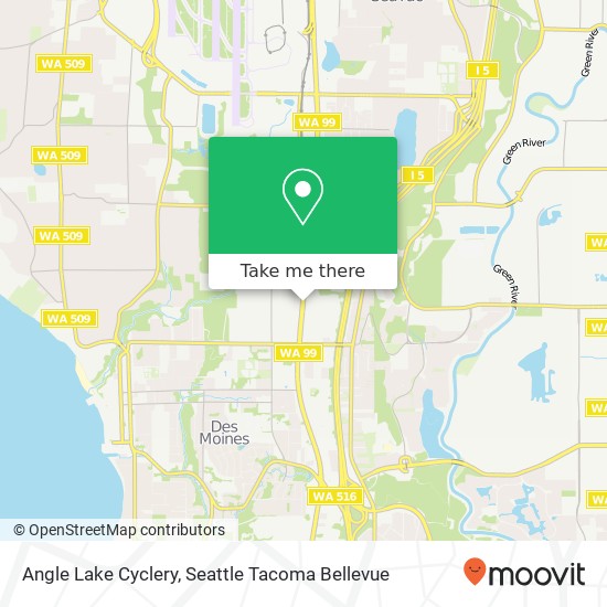 Angle Lake Cyclery map