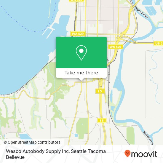 Wesco Autobody Supply Inc map