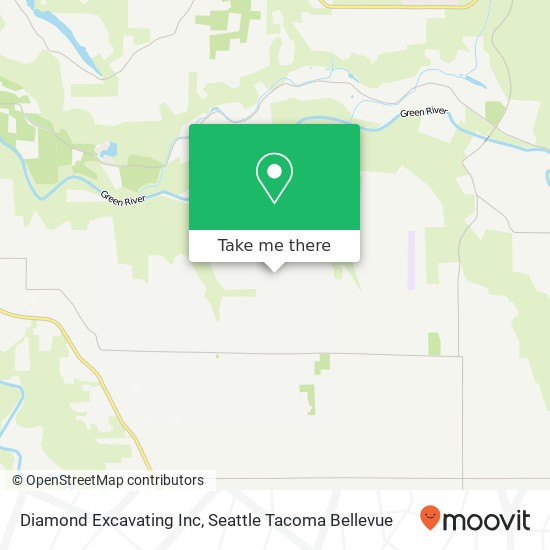 Diamond Excavating Inc map