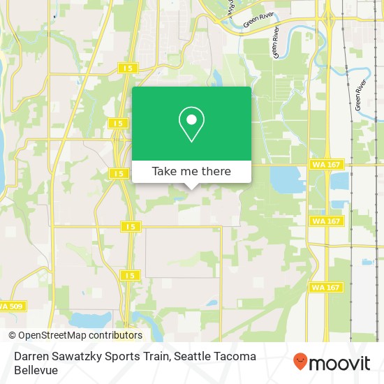Darren Sawatzky Sports Train map