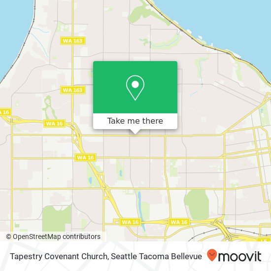 Tapestry Covenant Church map