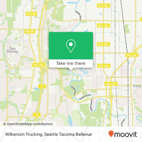 Mapa de Wilkerson Trucking